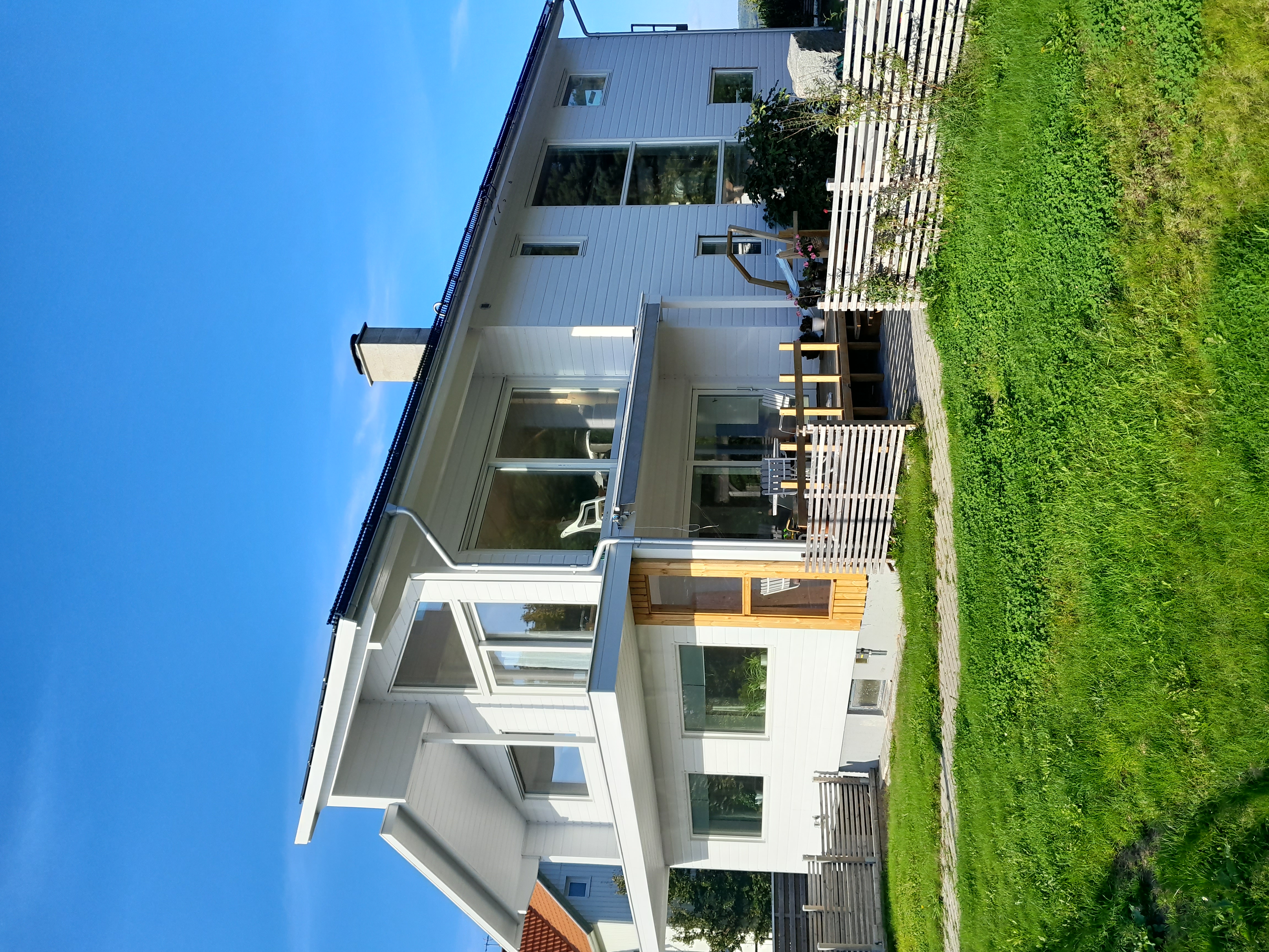 Fasadbyte med Exklusivpanelen på villa i Askim