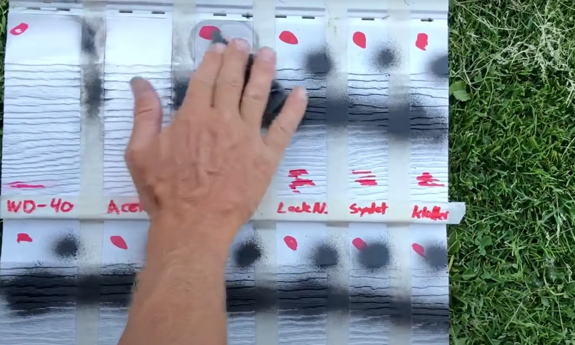 Klottertest på Västkustpanelen