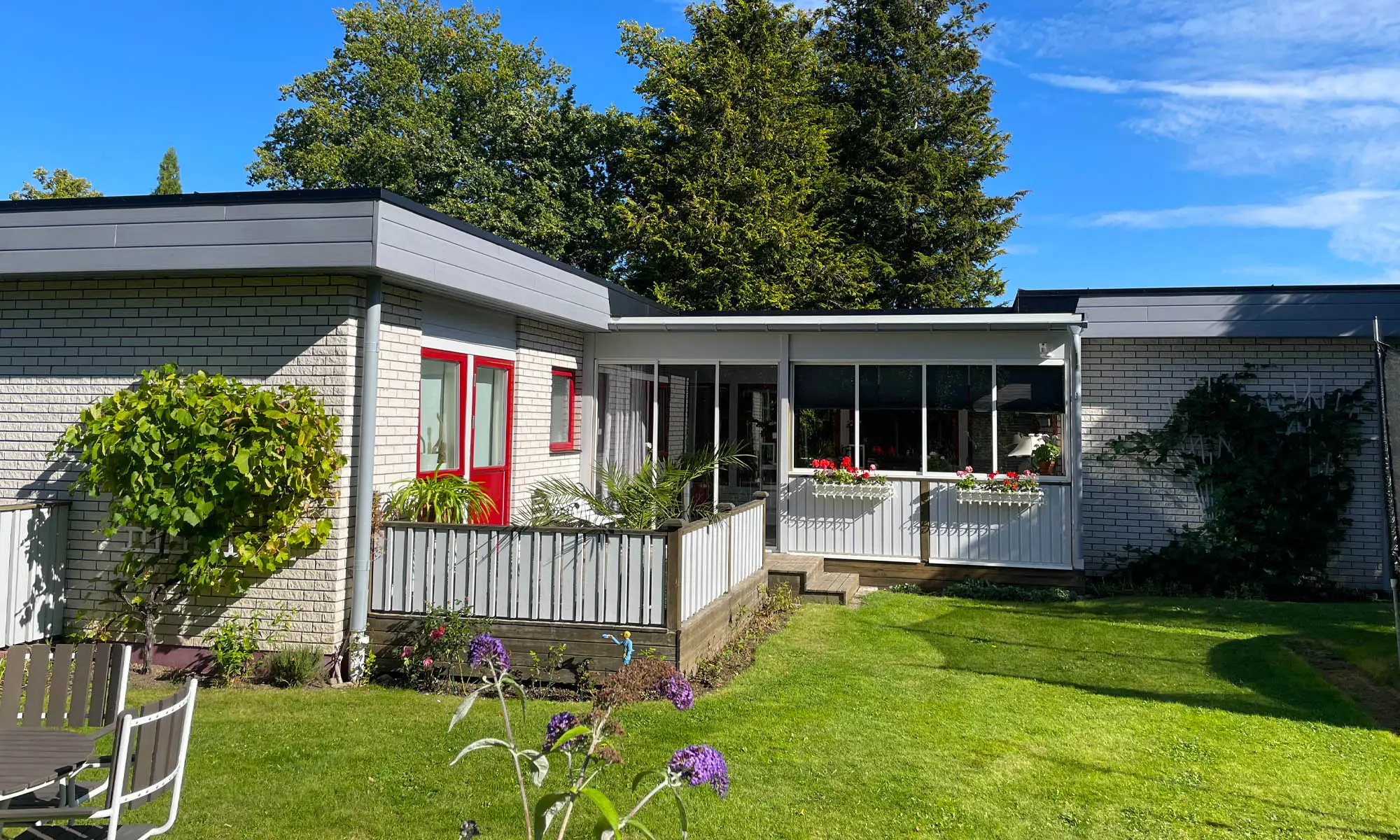 Sargbyte på villa