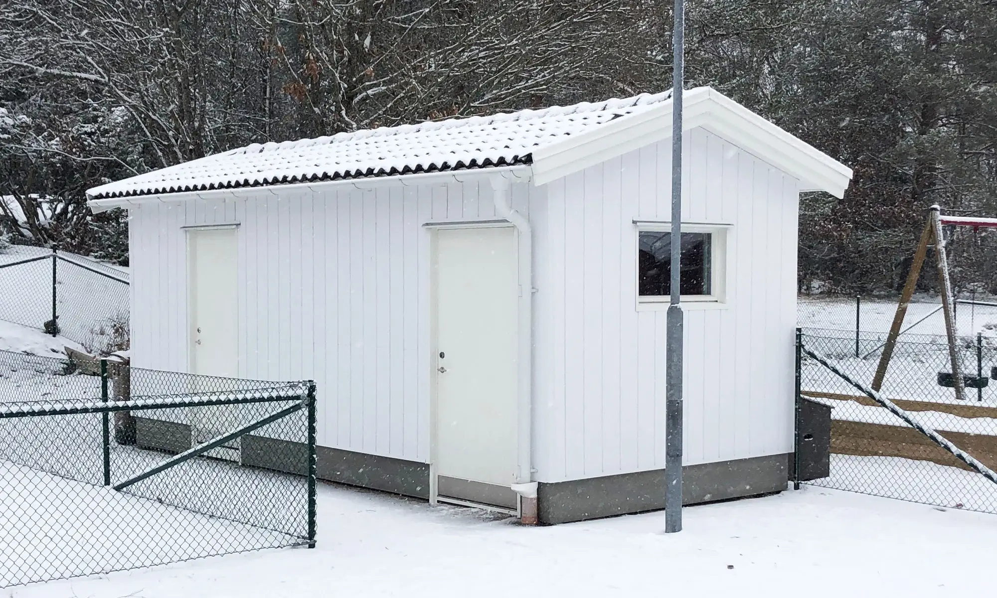 Ett mindre kallförråd vid ett mysigt dagis