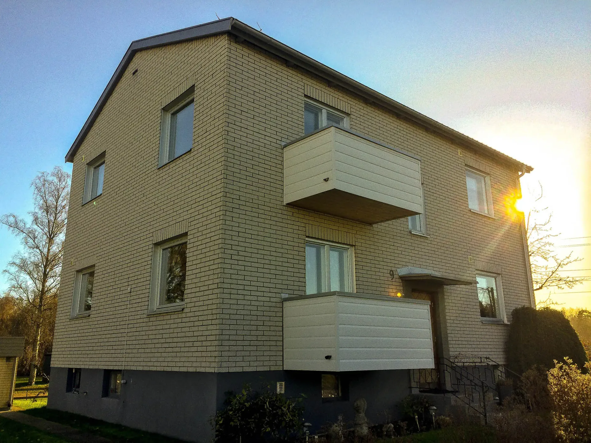 Balkonger med Västkustpanel