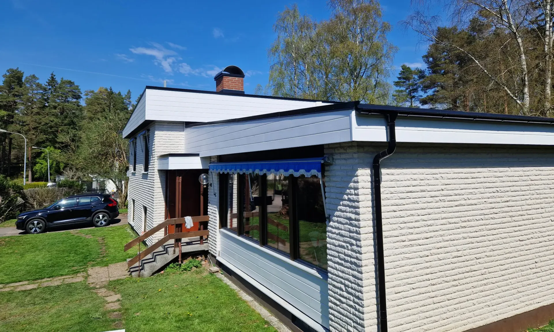 Taksarg på mexitegelvilla