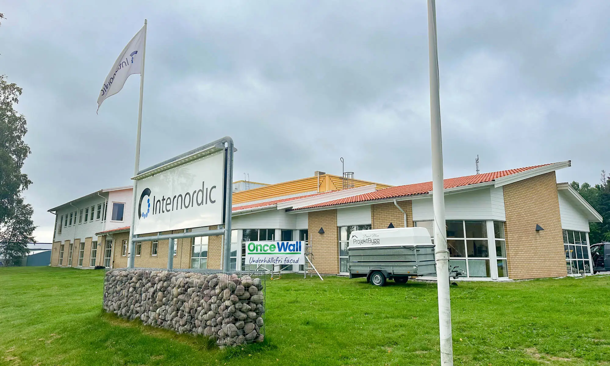 Industribyggnad med OnceWall