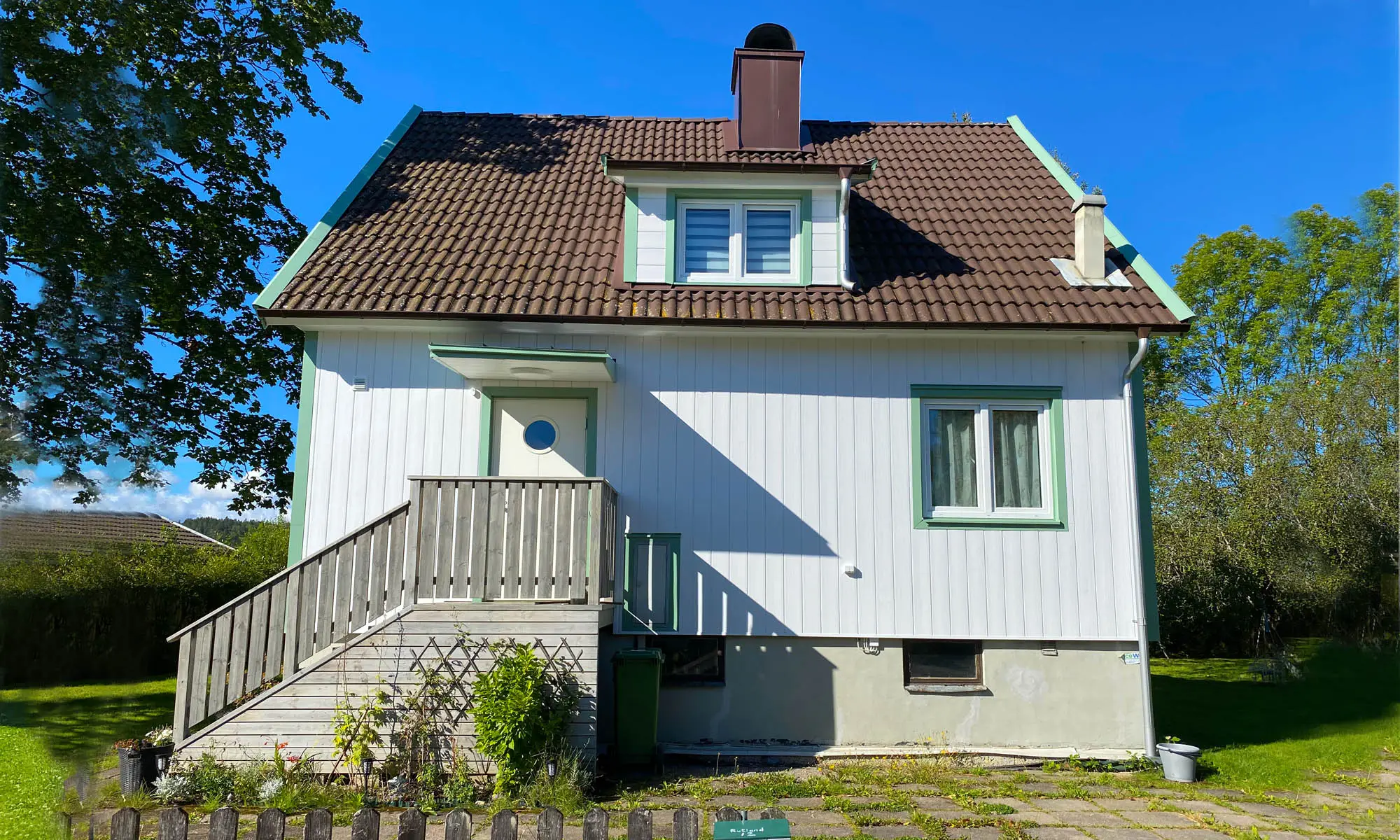 Stående och liggande fasadpanel