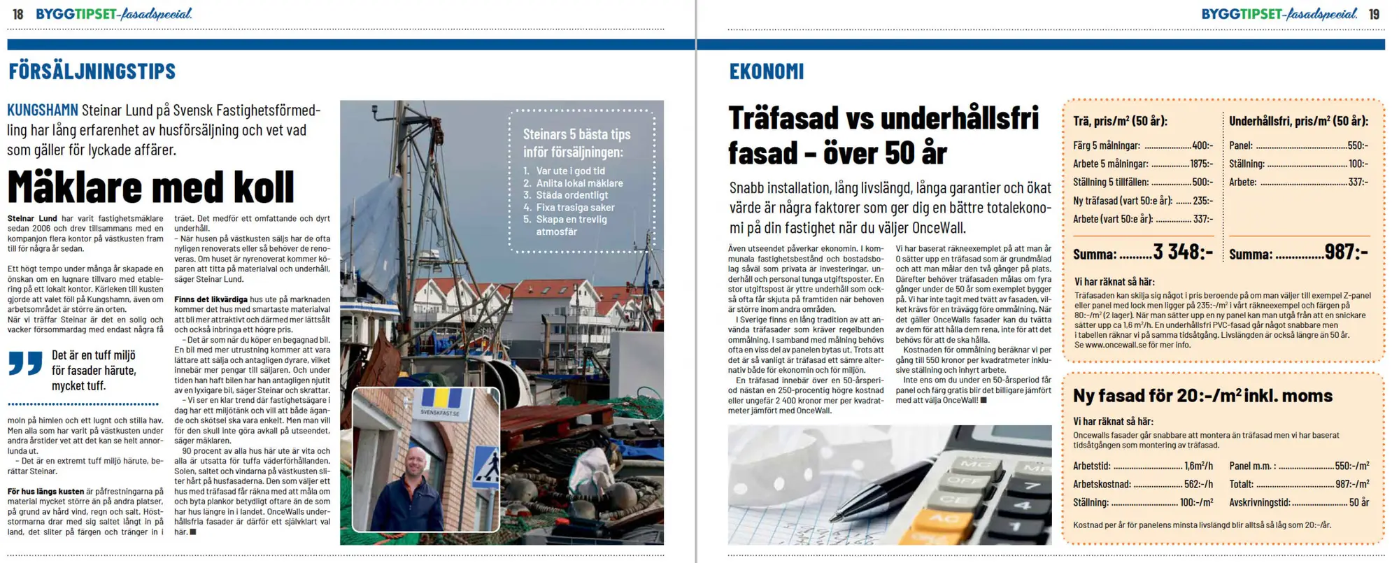 Ekonomi och kostnader rörande panelbyte över tid