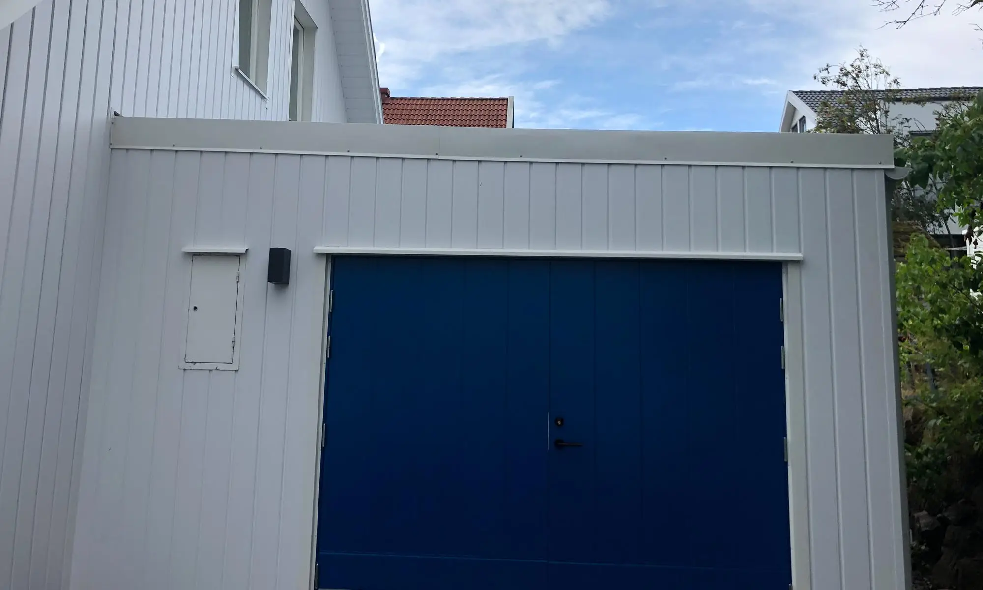 Garage klätt med Exklusivpanel