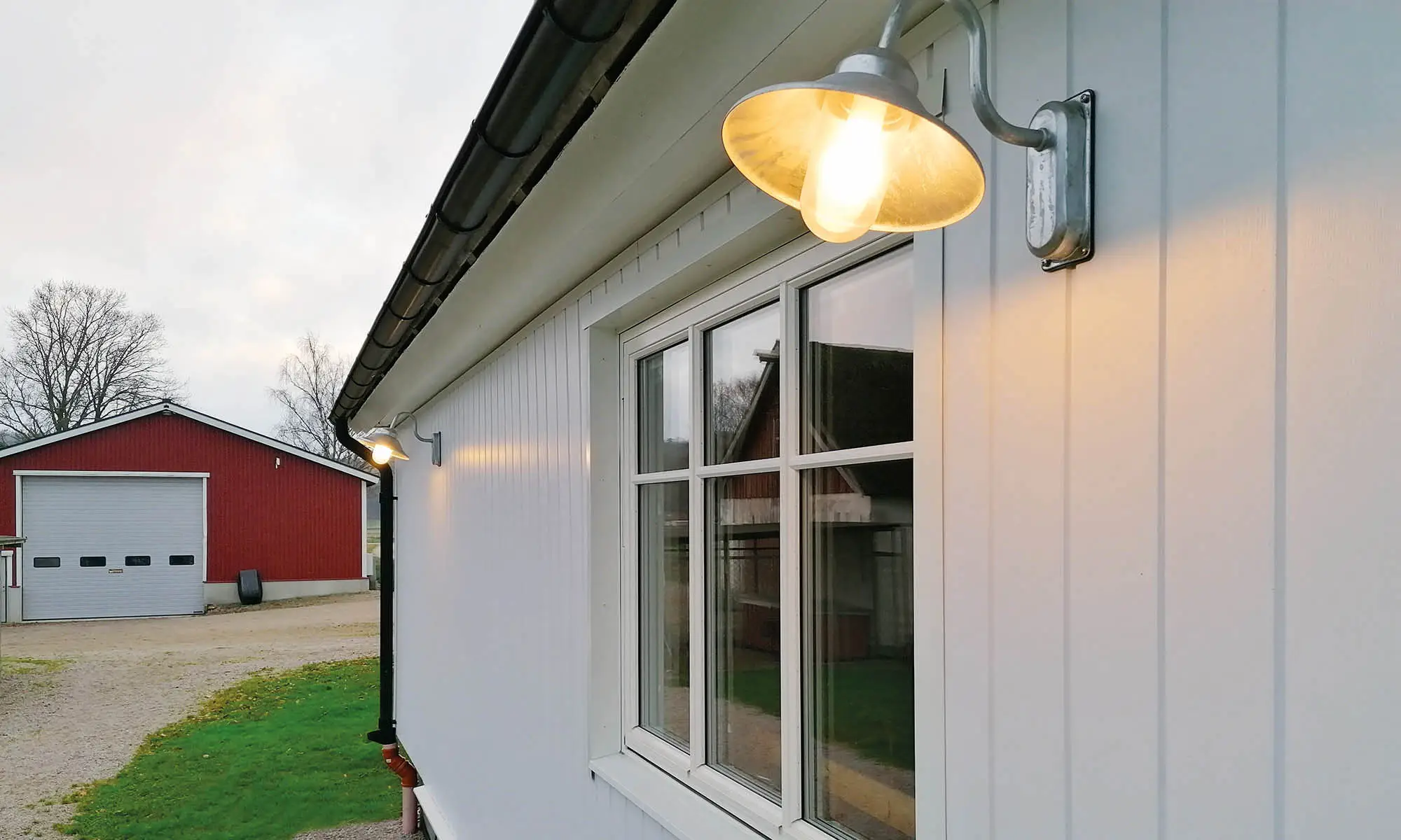 Stående och liggande panel