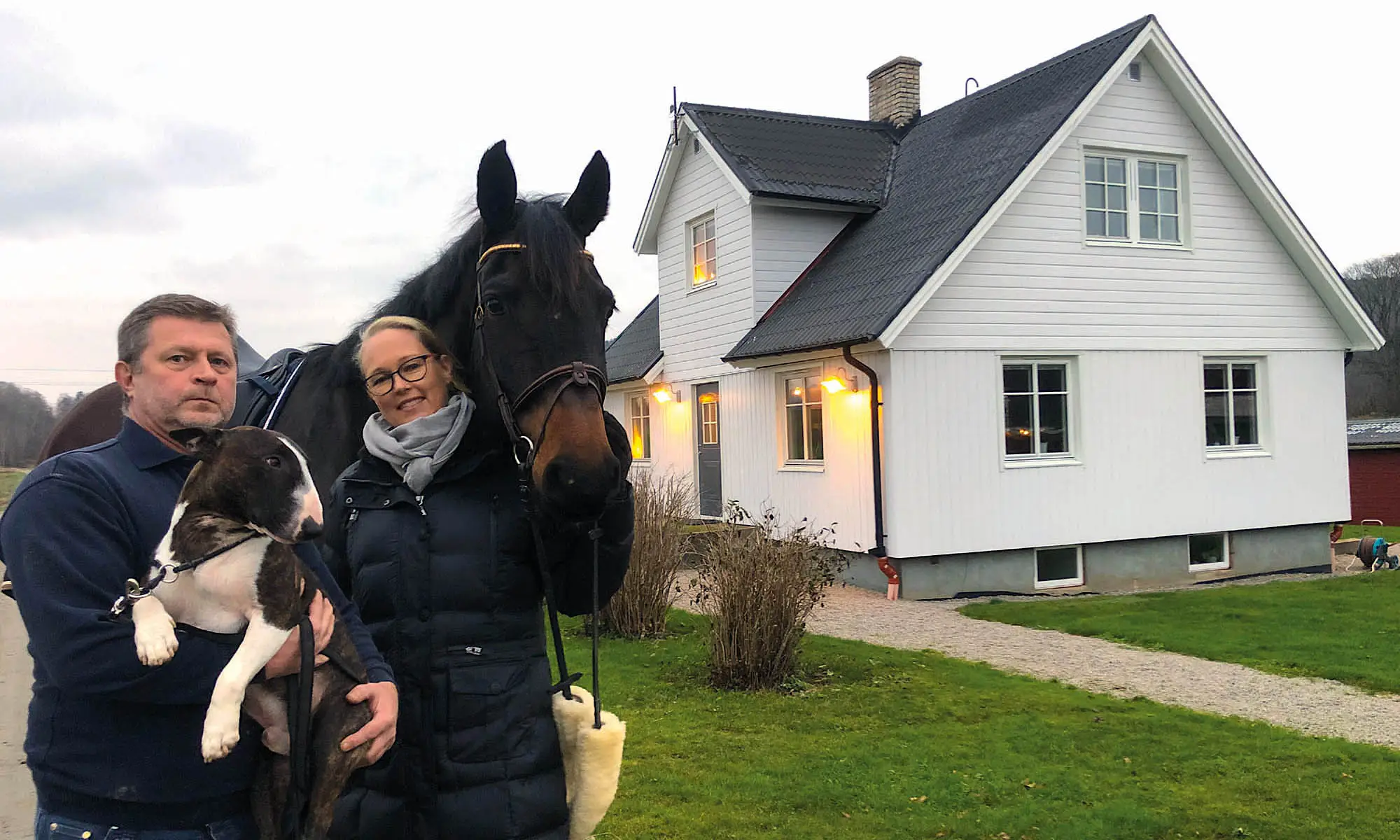 Familjen med fin fasad