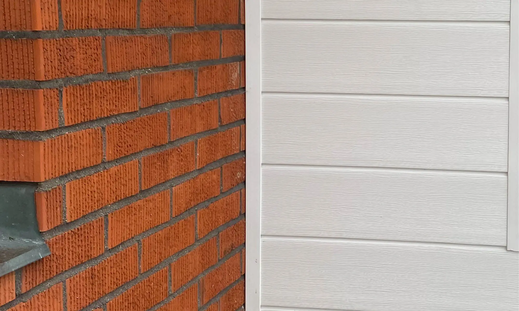 U-profil mot tegelvägg