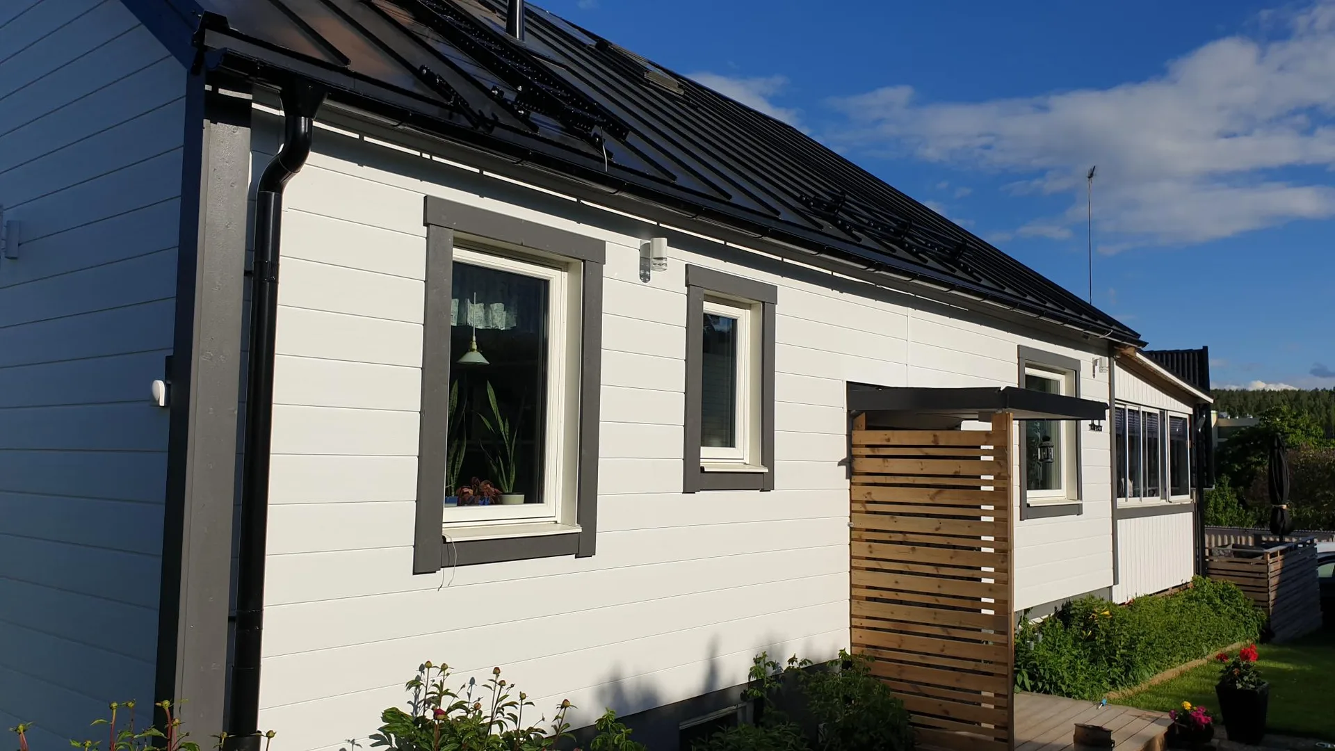 Underhållsfri panel utomhus