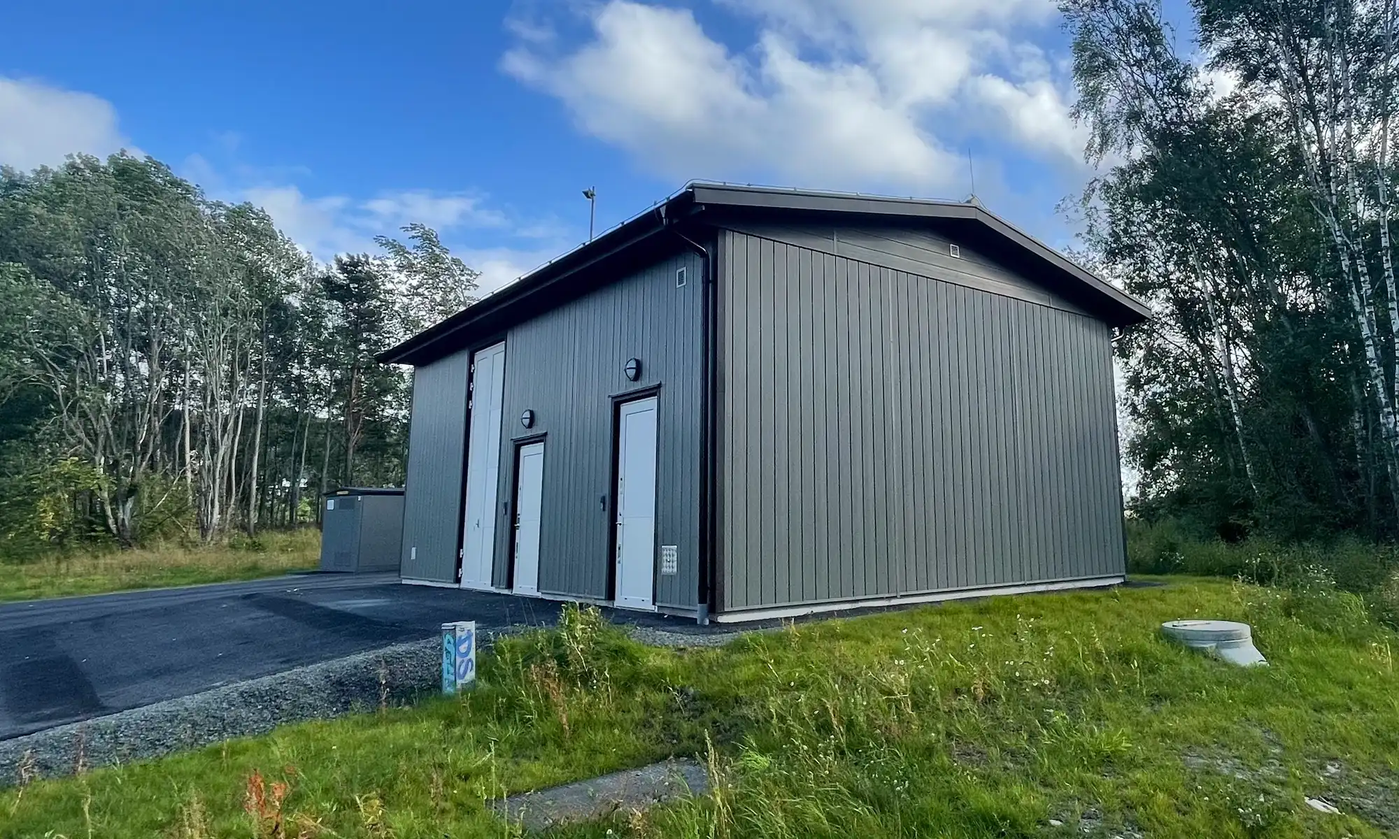 Fasad för pumpstationer