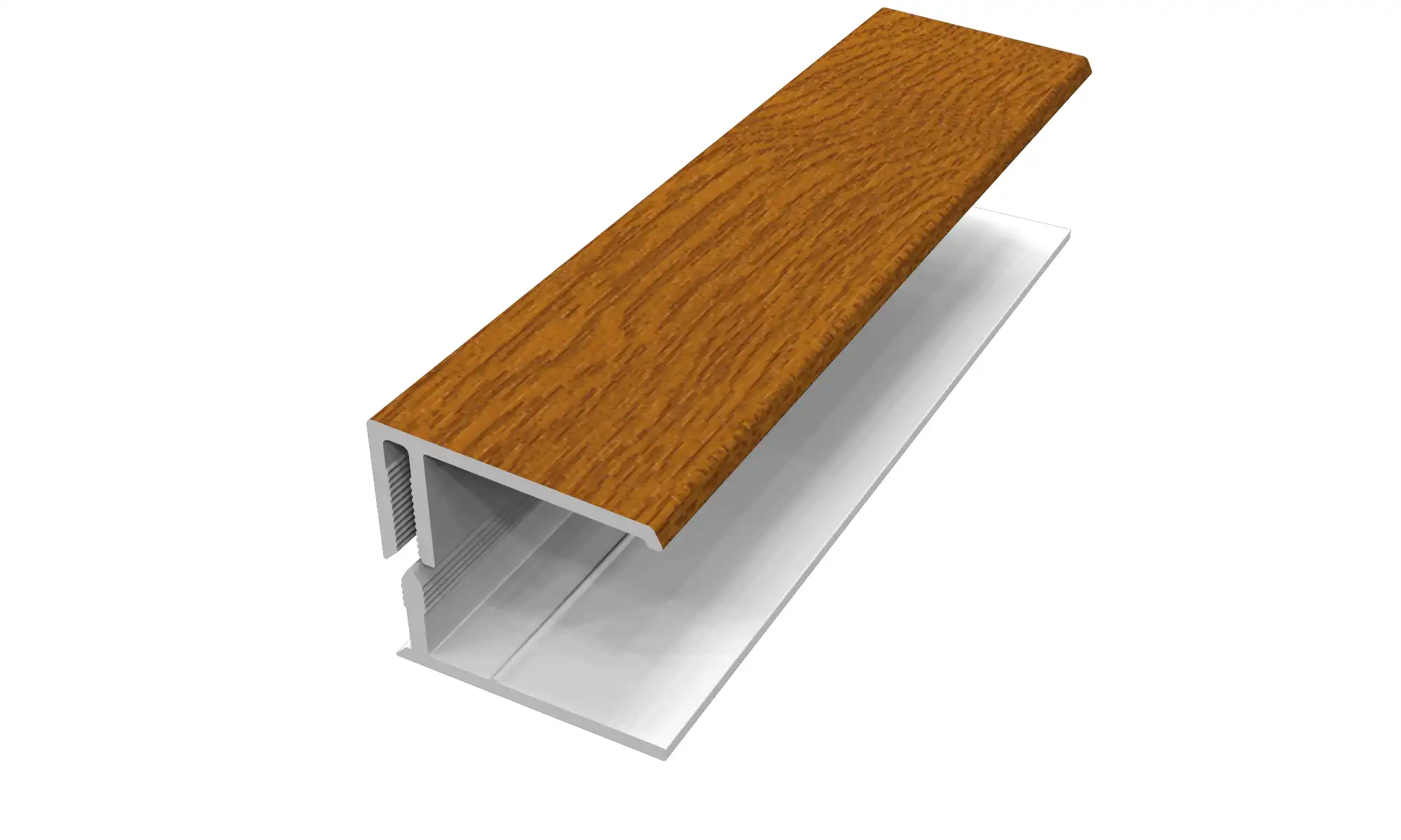 U-profil (2 del) PVC/PVC Folierad Ljus ek extra bild 1