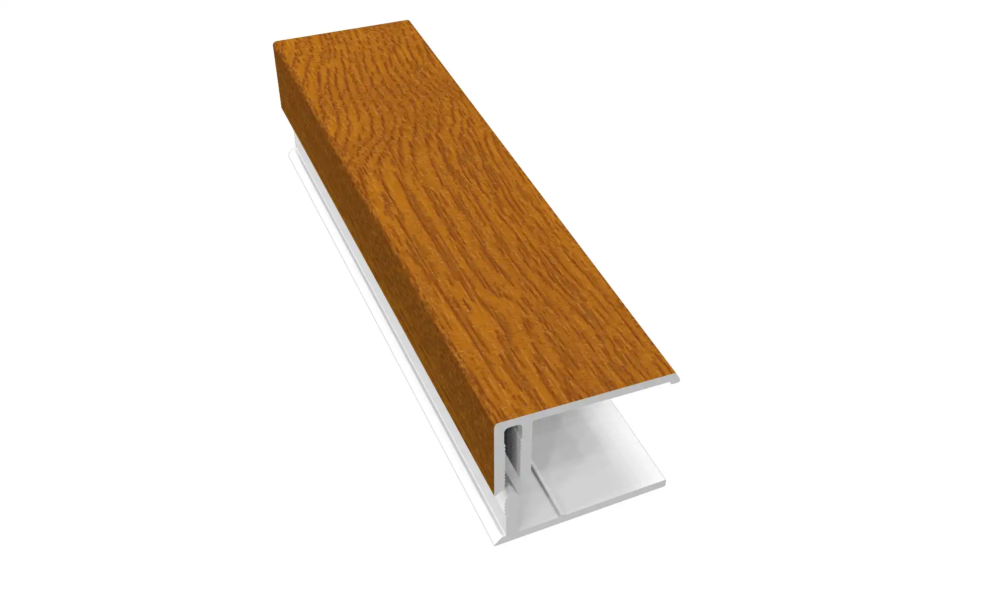 U-profil (2 del) PVC/PVC Folierad Ljus ek extra bild 2
