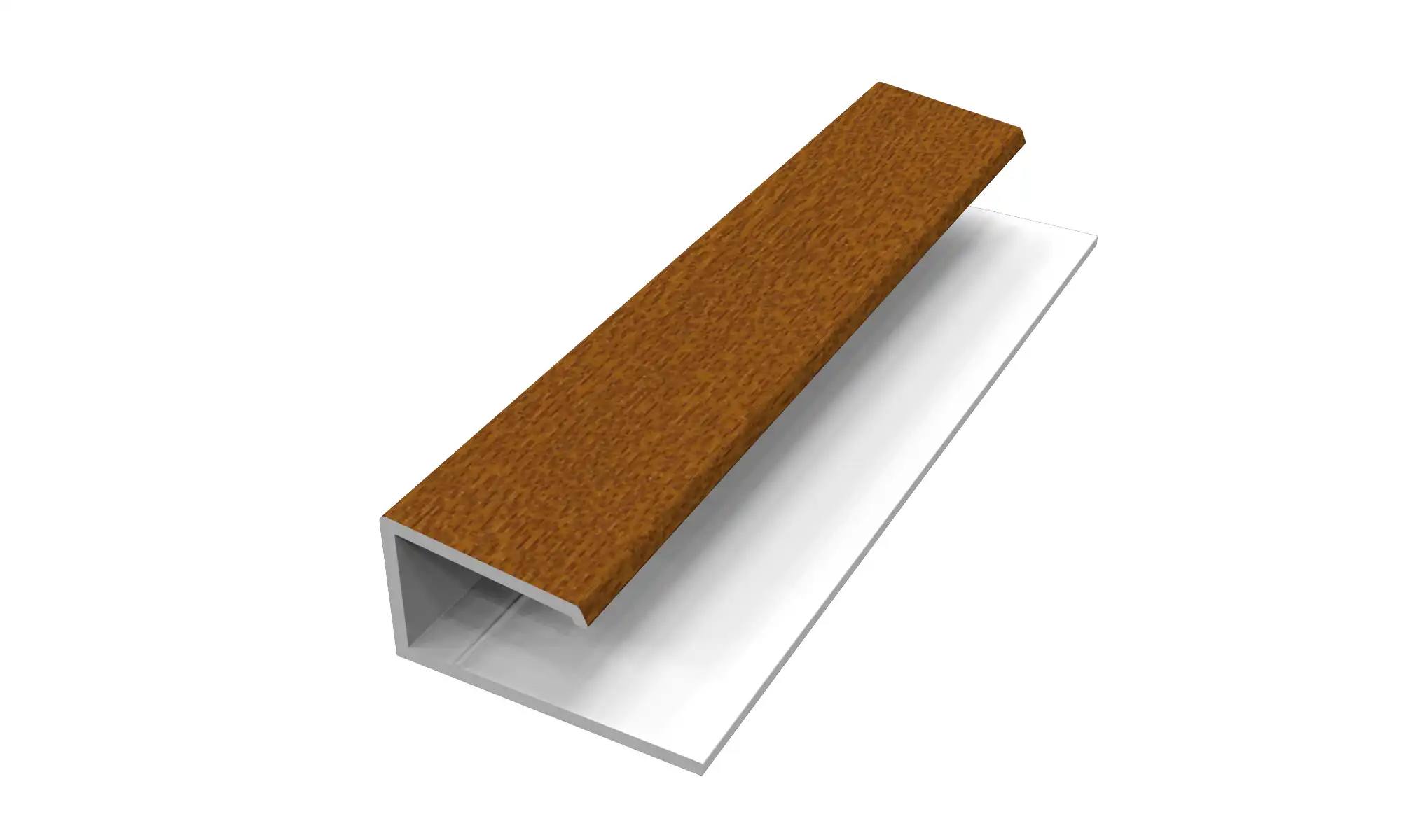 U-Profil (1 Del) PVC Folierad Ljus ek extra bild 1