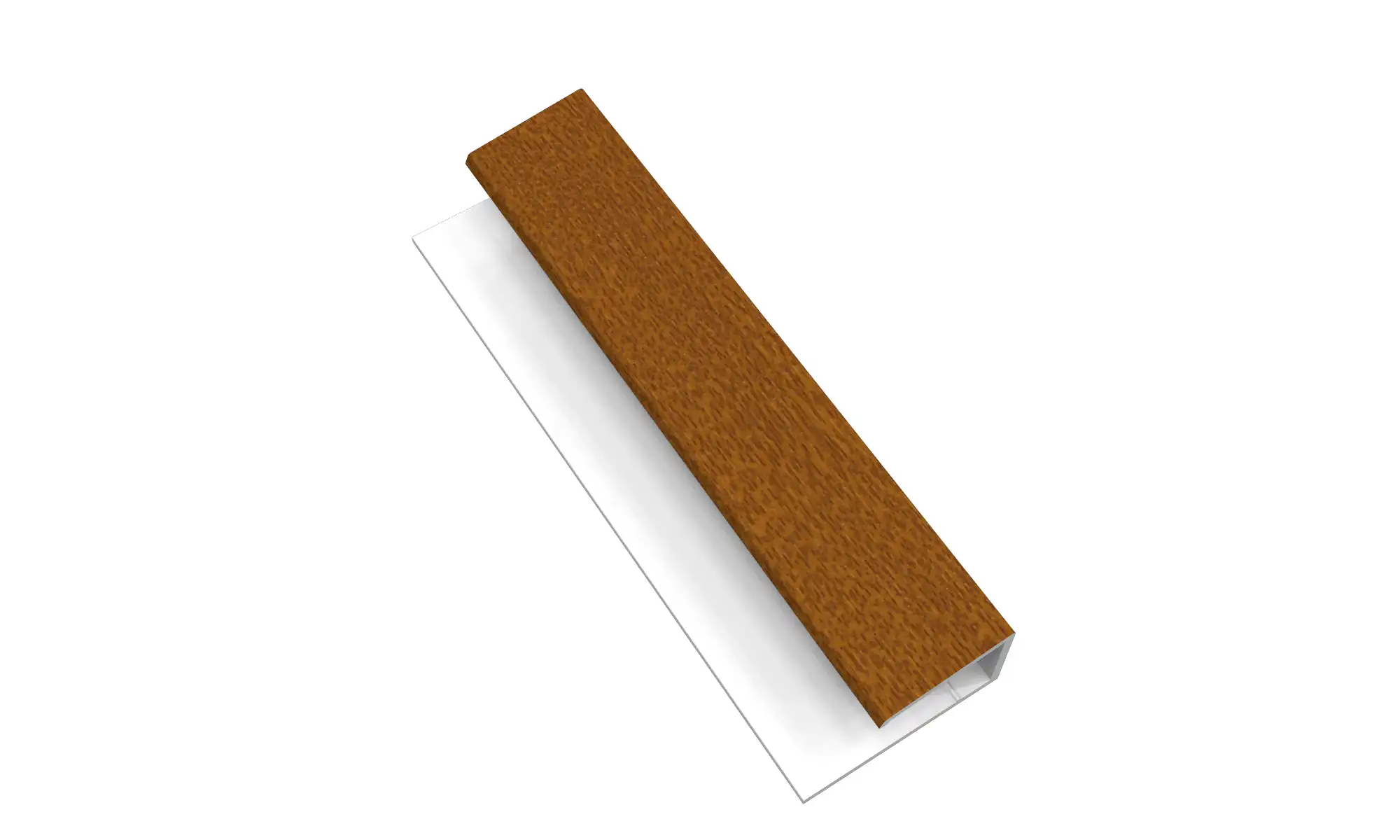 U-Profil (1 Del) PVC Folierad Ljus ek extra bild 3