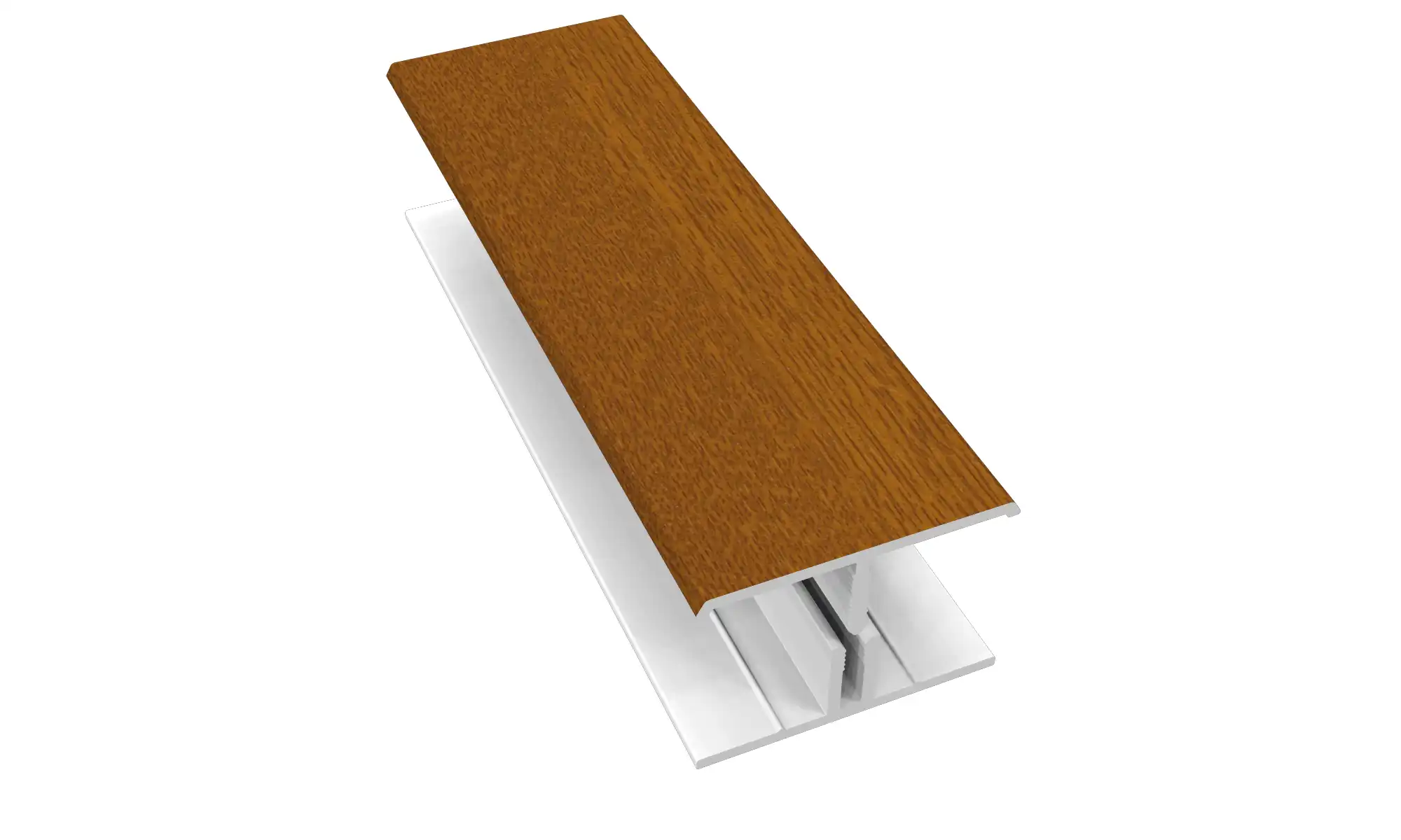 H-Profil (2 Del) PVC/PVC Folierad Ljus ek extra bild 2